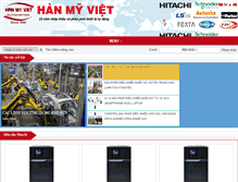 Tablet Screenshot of hanmyviet.com